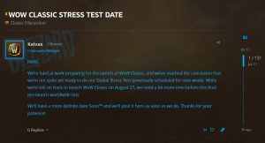 Blizzard Postpones The Global Stress Test