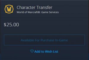 Paid Character Transfer Support Added (but Not Enabled) In Patch 1.13.3