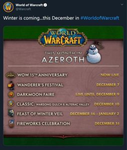 Wow Twitter Confirms Classic Wsg & Av Launch On December 10th