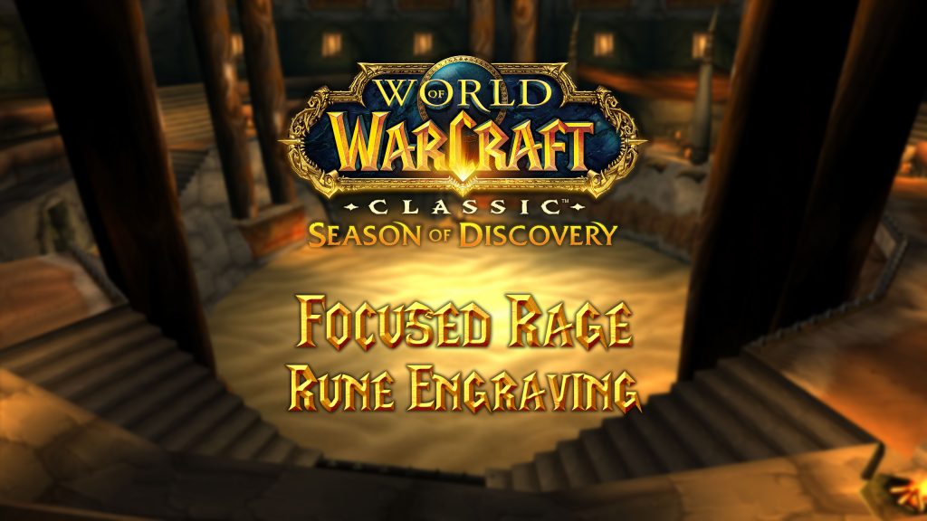 Focused Rage Rune – Season of Discovery (SoD)