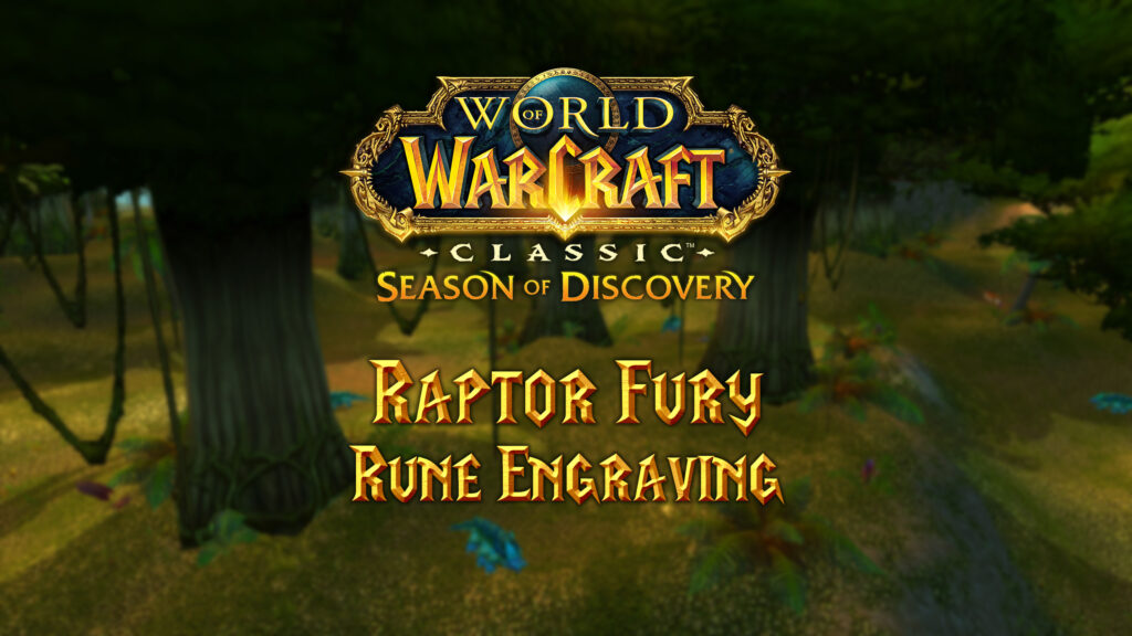 Raptor Fury Rune – Season of Discovery