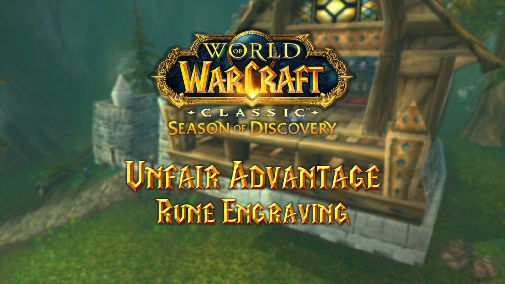 Unfair Advantage Rune – Season of Discovery (SoD)